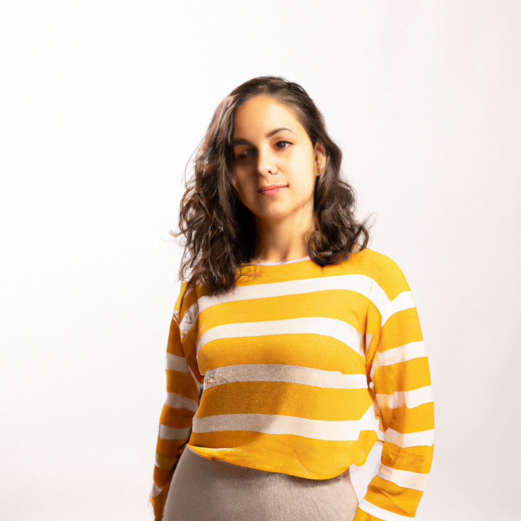 Ana, fotógrafa principal en estudio con luz natural